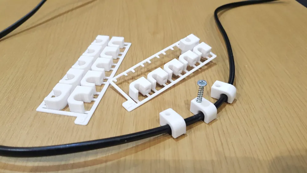 Cable Clips with Screw (Pack of 15)